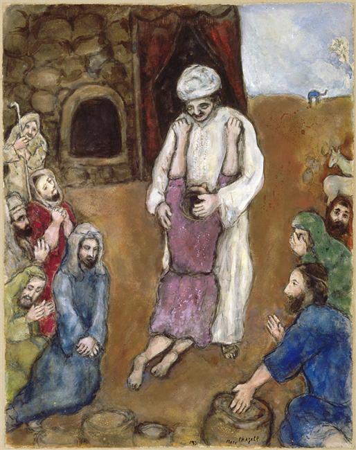 Joseph a été reconnu par ses frères contemporains Marc Chagall Peintures à l'huile